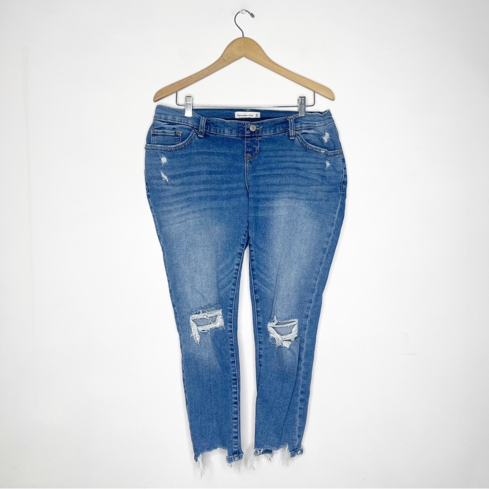 Abercrombie & Fitch Maternitu The Super Skinny Ankle Jeans Size 32 / 14 - Picture 4 of 5